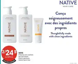 Pharmaprix NATIVE Hair Care Products offer