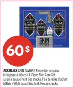 Pharmaprix JACK BLACK SKIN SAVIORS 4-Piece Skin Care Set offer