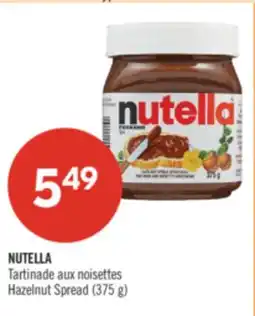 Pharmaprix NUTELLA Hazelnut Spread offer