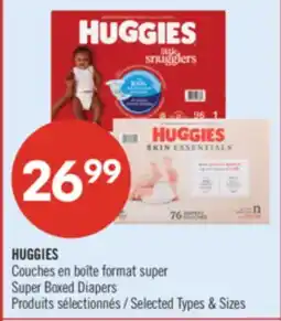 Pharmaprix HUGGIES Super Boxed Diapers offer