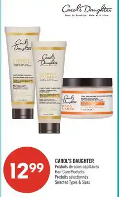 Pharmaprix CAROL'S DAUGHTER Hair Care Products offer