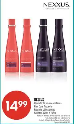 Pharmaprix NEXXUS Hair Care Products offer