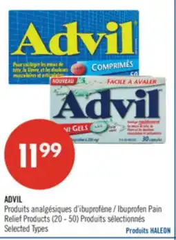 Pharmaprix ADVIL Ibuprofen Pain Relief Products offer