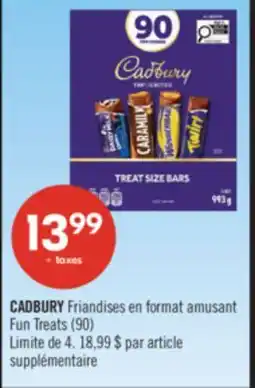 Pharmaprix CADBURY Fun Treats offer