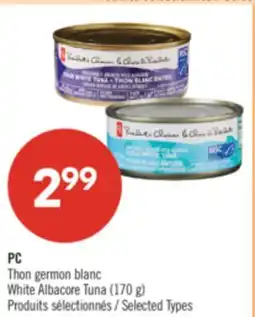 Pharmaprix PC White Albacore Tuna (170 g) offer