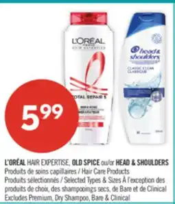 Pharmaprix L'ORÉAL HAIR EXPERTISE, OLD SPICE or HEAD & SHOULDERS Hair Care Products offer
