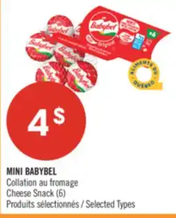 Pharmaprix MINI BABYBEL Cheese Snack offer
