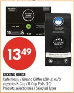 Pharmaprix KICKING HORSE Ground Coffee (284g) or capsules K-cup (10) offer
