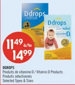 Pharmaprix DDROPS Vitamin D Products offer