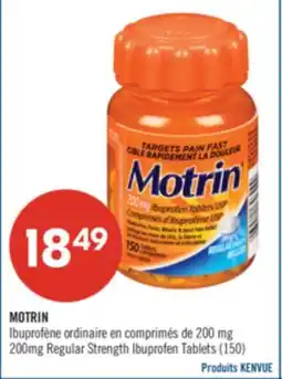 Pharmaprix MOTRIN 200mg Regular Strength Ibuprofen Tablets (150) offer