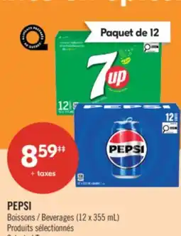 Pharmaprix PEPSI Beverages offer