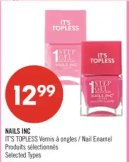 Pharmaprix NAILS INC IT'S TOPLESS Nail Enamel offer