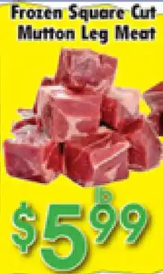 Danforth Food Market Frozen Square Cut Mutton Leg Meat offer
