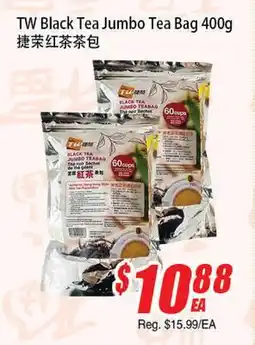 WinCo Food Mart TW Black Tea Jumbo Tea Bag offer