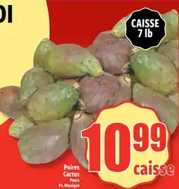 Bonanza Poires Cactus offer