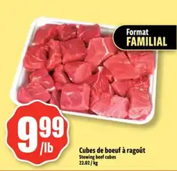 Bonanza Cubes de bœuf à ragout offer