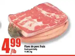 Bonanza Flanc de porc frais offer