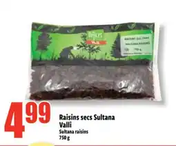 Bonanza Sultana raisins offer