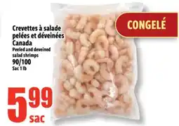 Bonanza Peeled and deveined salad shrimps offer
