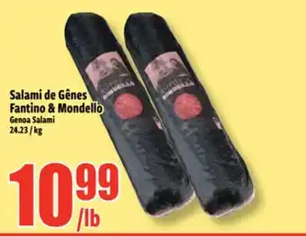 Bonanza Salami de Gênes Fantino & Mondello offer