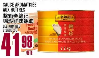 Marché Lian Tai SAUCE AROMATISÉE AUX HUÎTRES offer