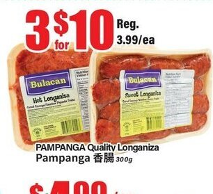 Btrust Supermarket Pampanga Quality Longaniza offer