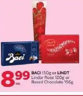 Rexall Baci or Lindt offer