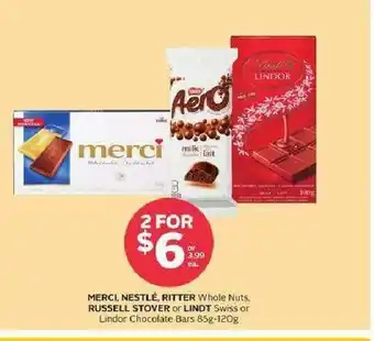 Rexall Merci,Nestlé Ritter Whole Nuts offer
