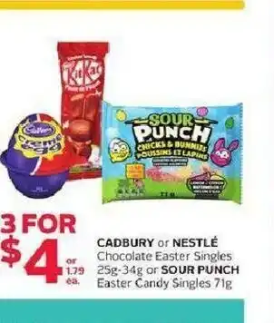 Rexall Cadbury or Nestlé offer