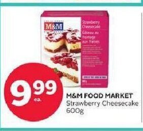 Rexall M&M Food Market Strawberry Cheesecake offer