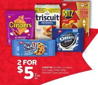 Rexall Christie Cookies Crackers offer