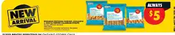 No Frills Breaded popcorn shrimp, scallops or salt & pepper calamari strips offer