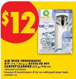 No Frills air wick freshmatic carpet cleaner offer