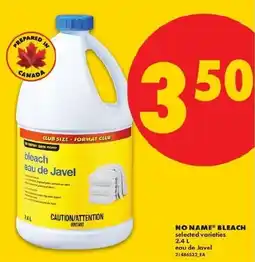 No Frills No Name bleach offer
