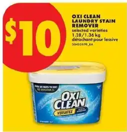 No Frills Oxi Clean laundry stain remover offer