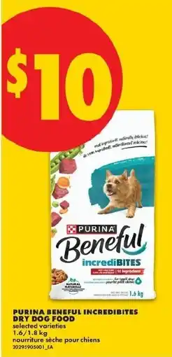 No Frills Purina beneficial incredibites dry dog food offer