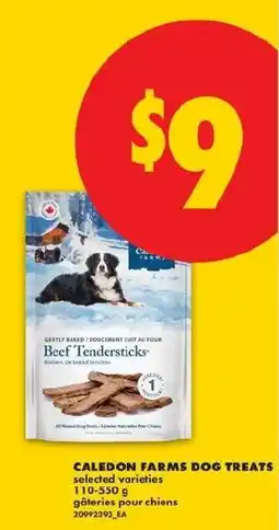 No Frills Caledon Farms dog treats offer