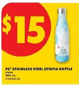 No Frills pc stainless steel utopia bottle offer