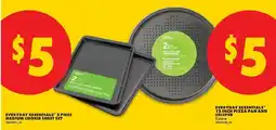 No Frills Everyday Essentials 2 piece medium cookie sheet set offer