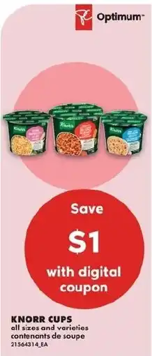 No Frills Knorr cups offer