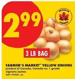 No Frills Farmer's Market yellow onions offer