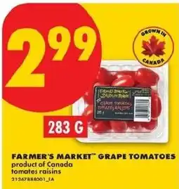 No Frills Farmer's market grape tomatoes offer