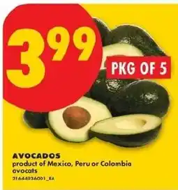 No Frills avocados offer
