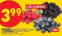 No Frills Raspberries blueberries blackberries offer