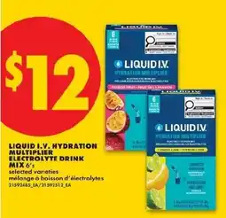 No Frills Liquid i.v. hydration multiplier electrolyte drink offer