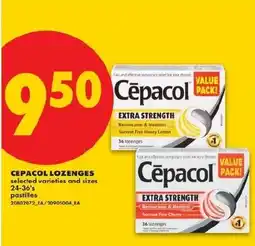 No Frills Cepacol lozenges offer