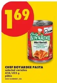No Frills chef boyardee pasta offer