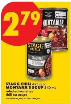 No Frills Stagg chili selected varieties chili ou soupe offer