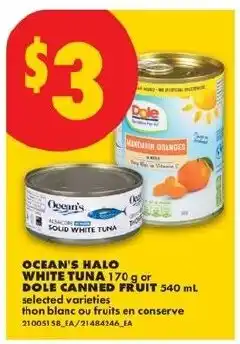 No Frills Ocean's Halo white tuna offer