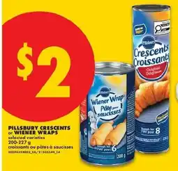 No Frills Pillsbury crescents or wiener wraps offer